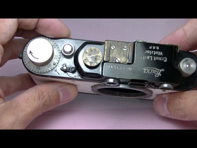 店長の元愛機♪ バルナックライカDII（D2)改ブラック 整備済み - YouTube
