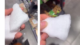 Asmr Refrozen Freezer Frost Chunk Eating In Store