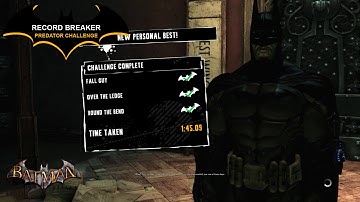 RECORD BREAKER  - BATMAN ARKHAM ASYLUM - PREDATOR CHALLENGE