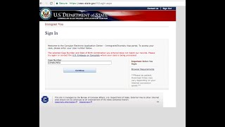 How to access DS-260 (Online Immigrant Visa and Alien Registration Application)