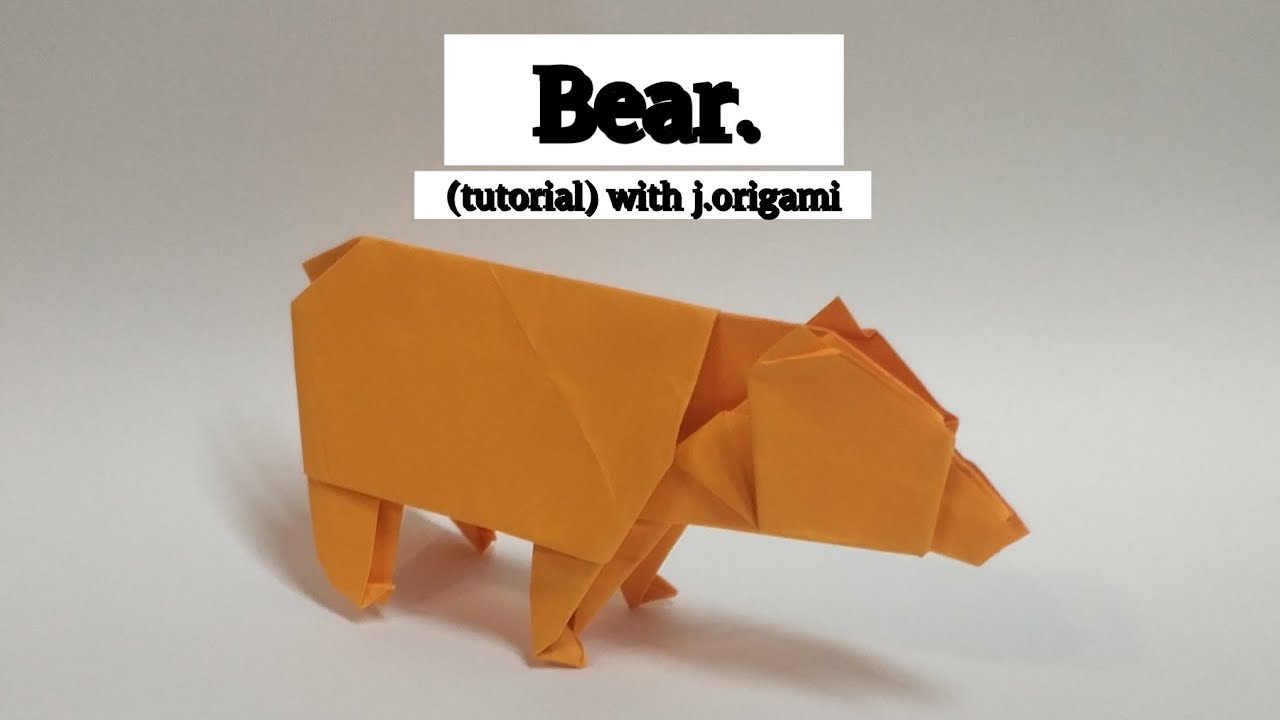 Origami Bear. YouTube