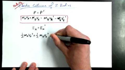 5 4E   Perfectly Elastic Collisions