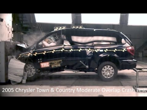 2002-2007 Chrysler Town & Country / Dodge Grand Caravan Moderate Overlap Crash Test (40% / 64 Km/h)