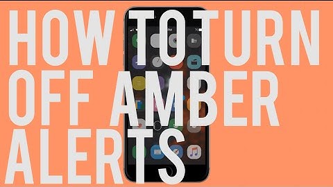 How To Turn Off AMBER Alerts | TUTORIAL [60 FPS]