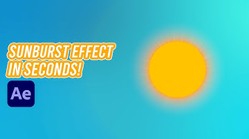 How to Create a Cartoonish Sunburst Effect in After Effects | Quick Tutorial