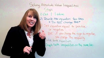 #3: Absolute Value  Inequality Steps