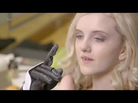 Tilly Lockey's Makeup Tutorial Using Her Bionic Arms - This Morning