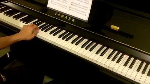 Michael Aaron Adult Piano Course Book 1 No.6a New Position of Left Hand (P.13)