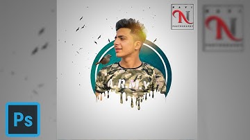 Ink Paint Dripping Splatter Portrait Editing For DP in Photoshop || Easy Edits
