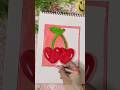 Easy fruits drawing #art #drawing #satisfying