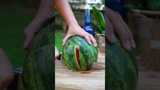 Boozy Watermelon Sticks with Coconut Rum