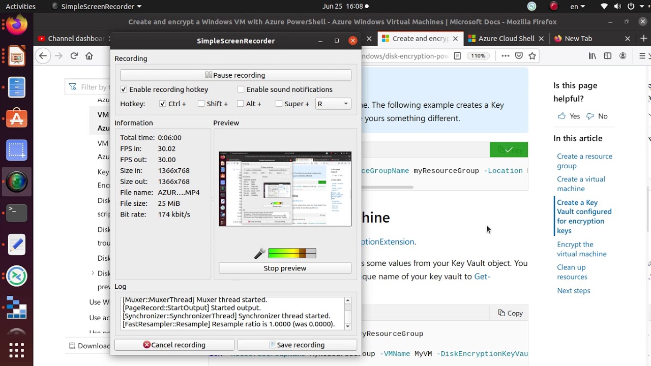 AZURE Create and encrypt a Windows virtual machine in Azure with ...