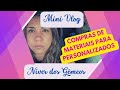 Mini Vlog - Compras de materiais - Personalizados - Aniversário dos Gêmeos
