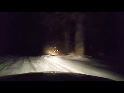 Bmw 316i Snow Drift Fail. Crash.