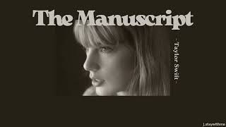 ꒰ THAISUB ꒱ Taylor Swift - The Manuscript