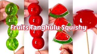 DIY Fruits Tanghulu🍇🍉🍎🍅 Squishy with Nano Tape Series! 💙Part2💙