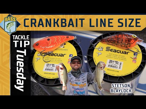 The importance of line size for different crankbaits with Stetson