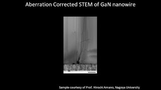 [Materials] Aberration Corrected STEM of GaN nanowire