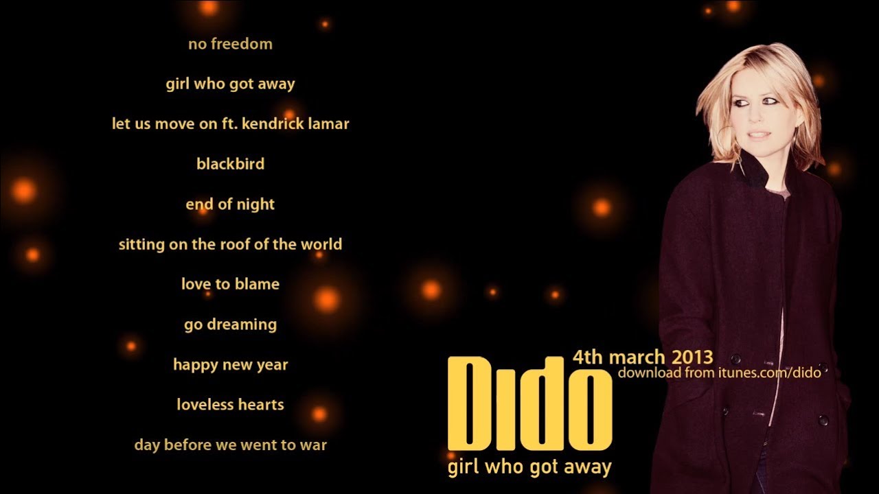 Dido Girl Who Got Away (Full Album Sampler) YouTube