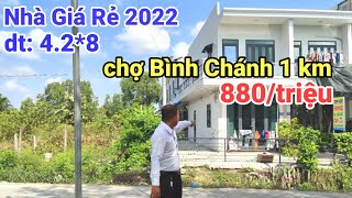 Nhà Bình Chánh giá rẻ 2022 - Bán nhà gần chợ Bình Chánh bán nhà bình chánh rẻ nhất