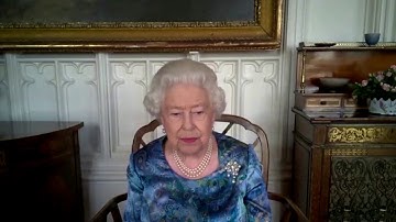 Queen takes part in video call with armed forces