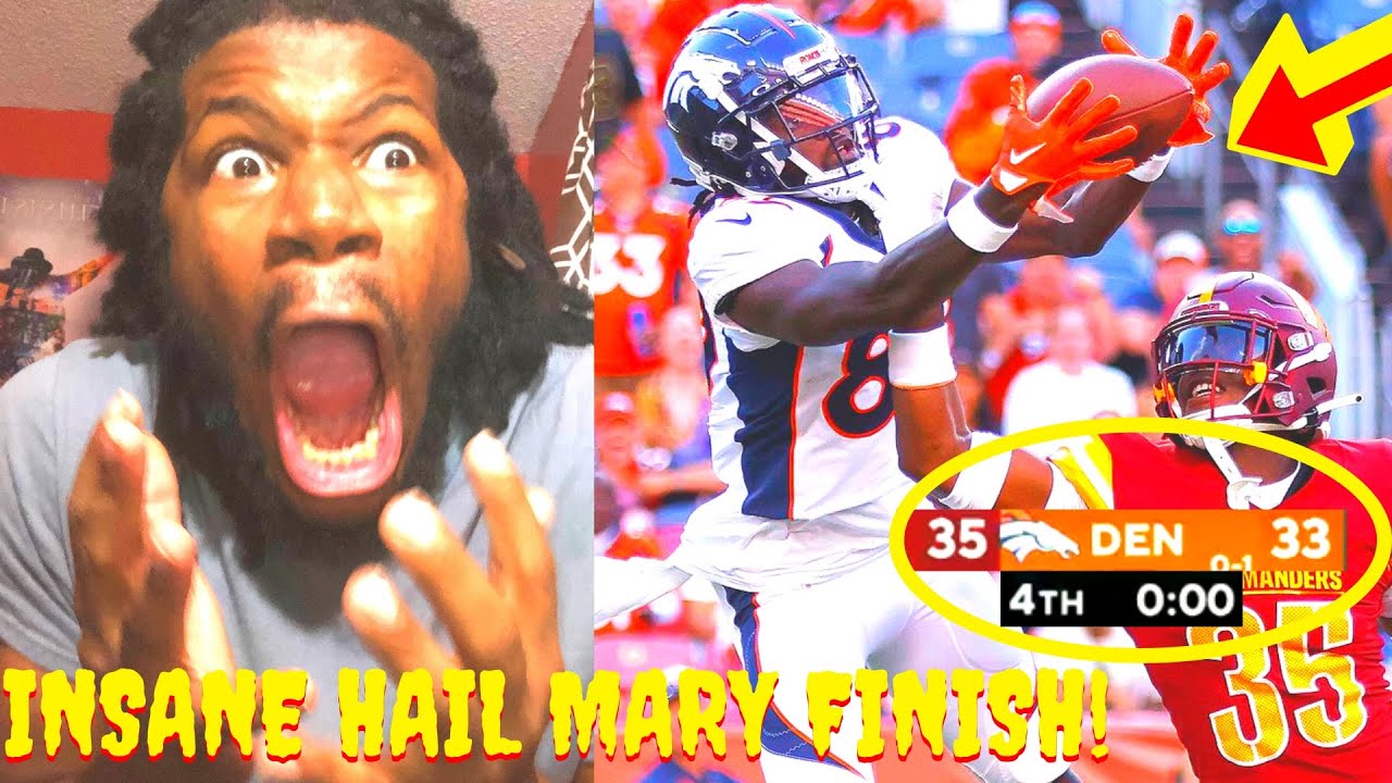 BRONCOS VS COMMANDERS REACTION 2023 DENVER BRONCOS VS WASHINGTON