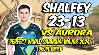 9 Pandas shalfey (23/13) vs Aurora (Mirage) Perfect World Shanghai Major 2024 Europe RMR B | CS2 POV