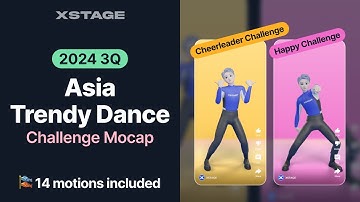 Asia Trendy Dance Challenge Mocap Pack [2024 3Q] | Unreal Engine5, Unity