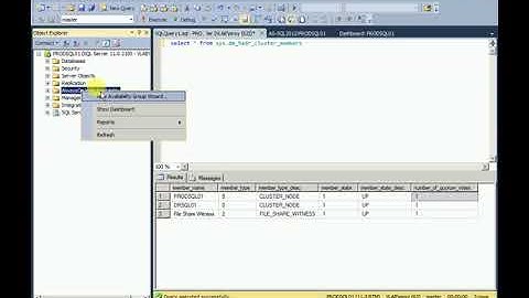 Configure a cluster node that does not have quorum votes in Windows Server 2008 R2 for Always ON