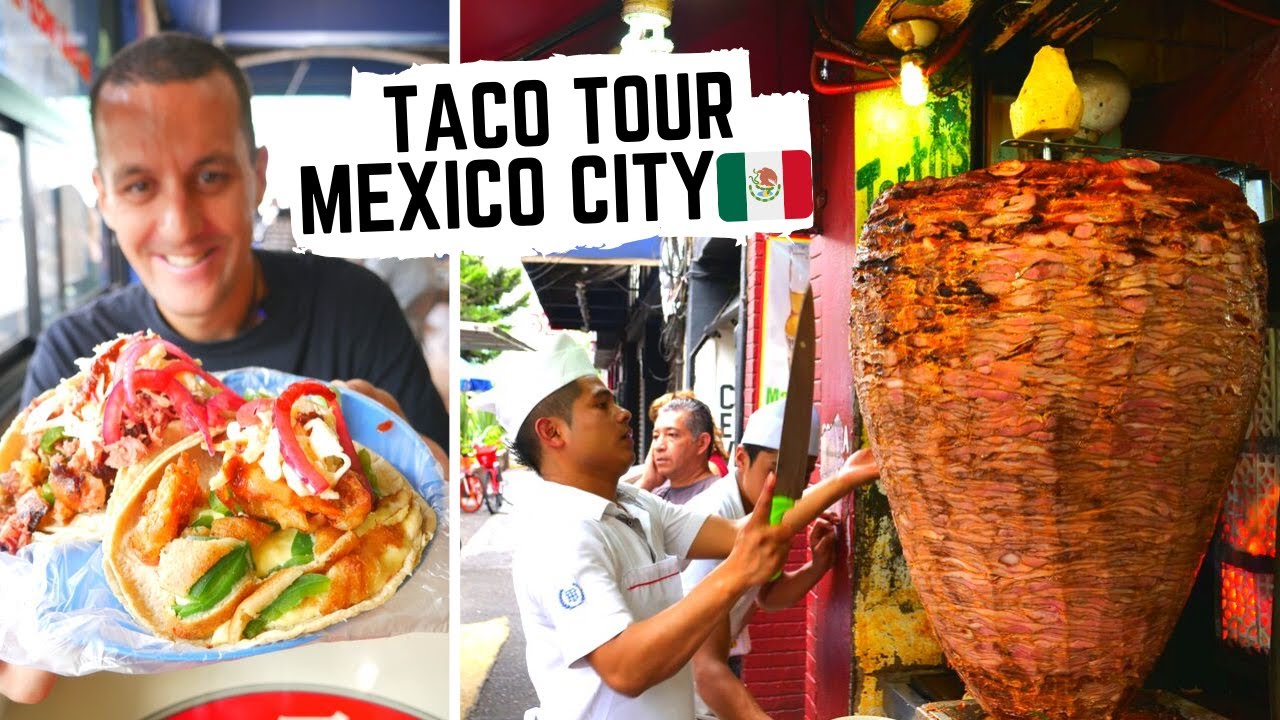 MASSIVE TACO TOUR in Mexico City, Mexico | Best TACOS in CDMX | Mexican Street Food Tour | Chasing a Plate - Thomas & Sheena