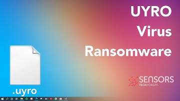 UYRO VIRUS [.uyro FILES] - Remove + Decrypt Fix [Free Guide]