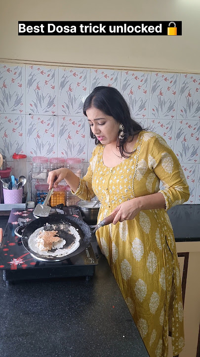 'The easiest tricks to make perfect dosa.' 🤪🤣😉 #funny #comedy #relatable #shorts