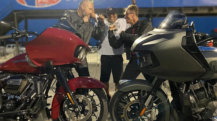 1st ever HARLEY ROAD GLIDE vs. INDIAN CHALLENGER D...
