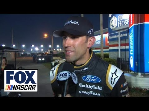 Aric Almirola comments on that last-lap wreck | 2018 DAYTONA 500 | NASCAR on FOX