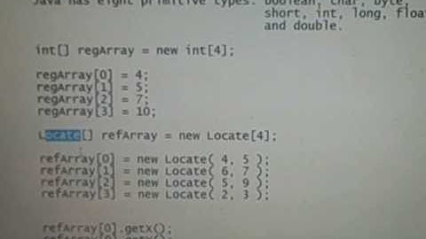 Java Tutorial: Reference Array