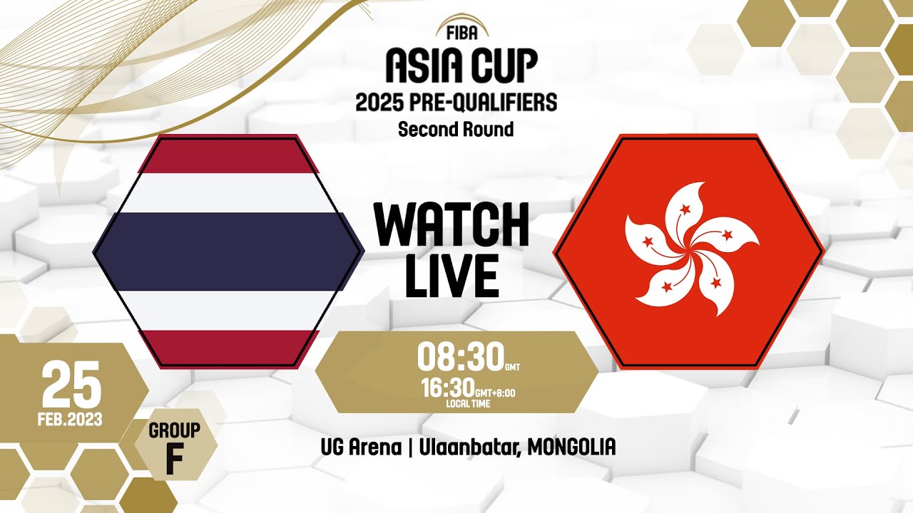 Thailand v Hong Kong Full Basketball Game FIBA Asia Cup 2025 Pre-Qualifiers