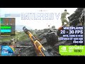Battlefield 5 - Multiplayer | GT1030 | i3 4150 | 8GB RAM | Best Settings 20-30 FPS