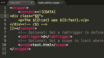 Sublime Text | Create New Snippet | Tutorial #8