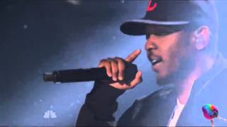 Video thumbnail of "Kendrick Lamar - "California Love" & "m.A.A.d. city" (Live At iHeart Music Awards 2014)"