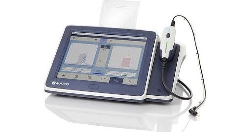 touchTymp MI 34 tympanometer demonstration MAICO Diagnostics US