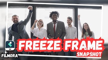 How to Create a Snapshot Photo Freeze Frame Effect in Filmora 14 | Step-by-Step Tutorial