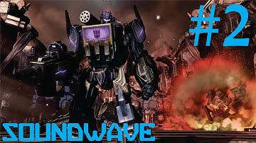 Transformers   Rise Of The Dark Spark  SOUNDWAVE gameplay wlakthrough