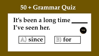 50   English Grammar Quiz | All 12 Tenses Mixed test | Test your English | No.1 Quality English