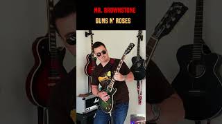 shorts Guns N Roses  Mr Brownstone solo Part 2 guitar gunsnroses chrisberrow