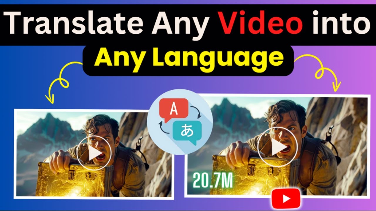 How To Translate Any Video into Any Language For Free | Hindi Tutorial | Full Step By Step