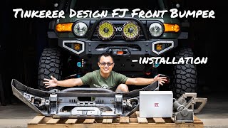 Tinkerer Design FJ Front Bumper  Installation