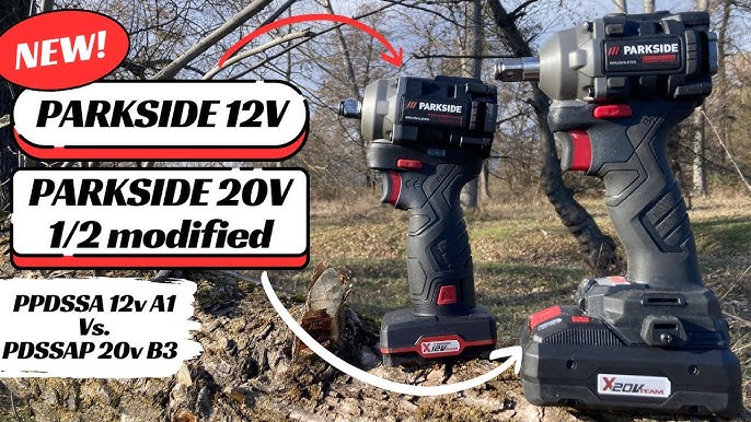 Parkside Performance Impact Wrench vs Impact PPDSSA - 12V A1 12 Stubby Milwaukee YouTube Wrench