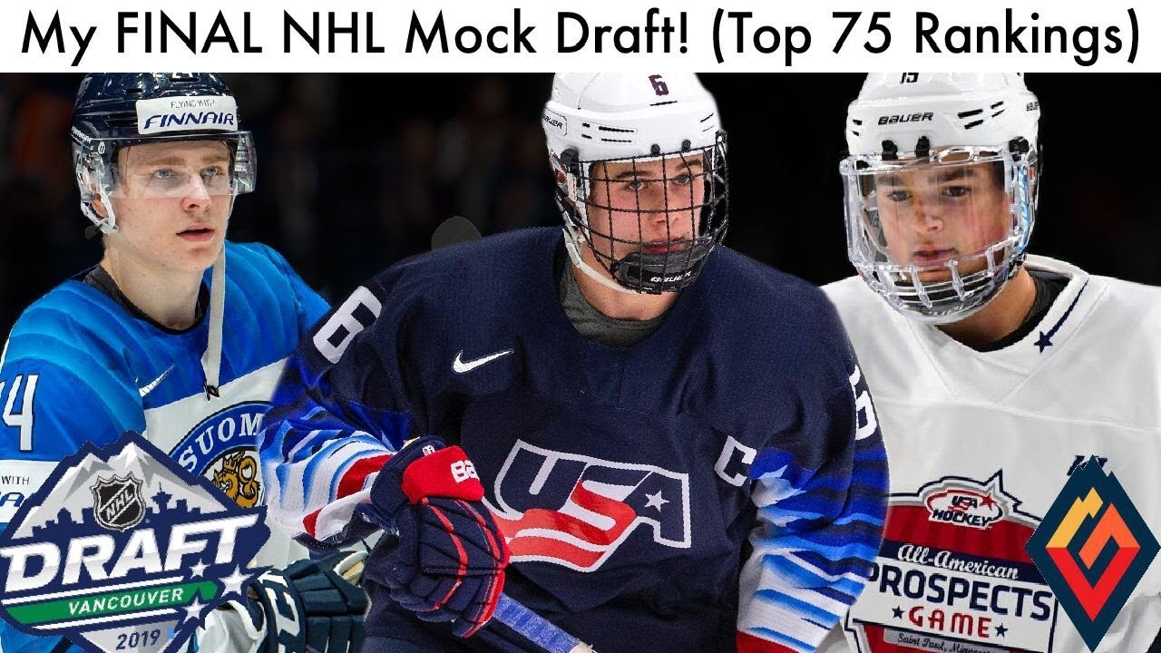 nhl hockey mock draft