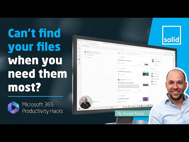 Can't find your files when you need them most?