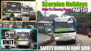 Download Lagu Jalan Raya SEKETIKA Ramai Ketika Bus Ini Lewat, Konvoi Bus Scorpion Hholidays MP3
